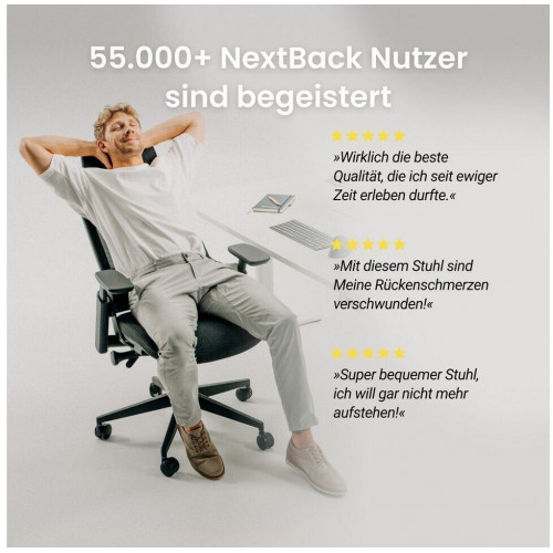 Ergotopia NextBack Pro black