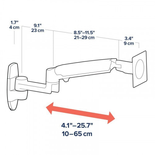 Ergotron LX Soporte Brazo de Pared para TV/Monitor hasta 34