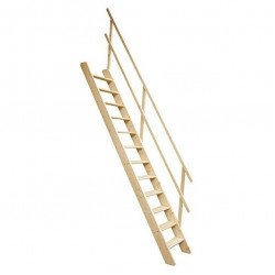 Escalera compacta recta