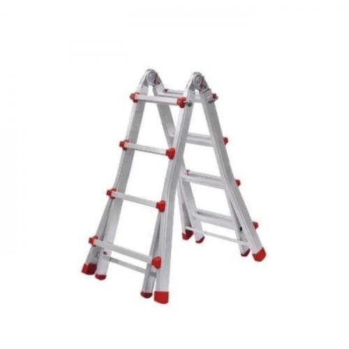 Escalera Multiposicion Telescopica 4X4 Peldaños Aluminio FERROTECH