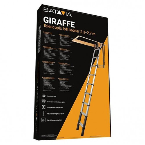 Escalera telescópica de altillo Batavia Giraffe
