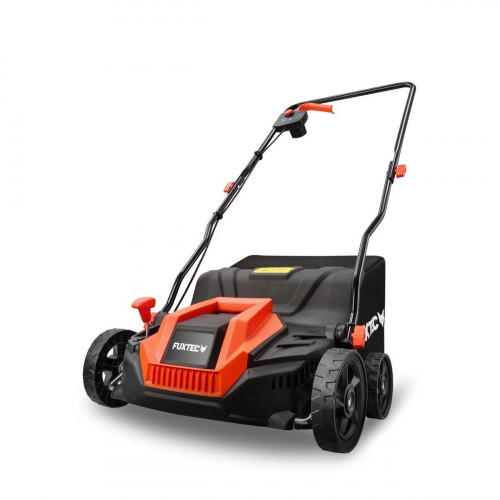 Escarificador eléctrico FUXTEC FX-EV320ECO aireador de césped 1300 W, 32 cm de anchura de trabajo