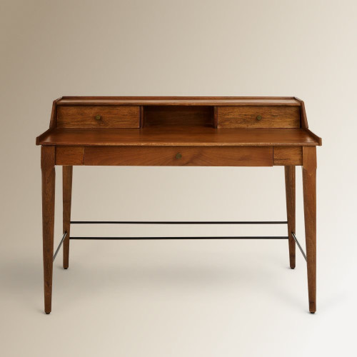 Escritorio de madera de mango Orly EuroVolter Natural