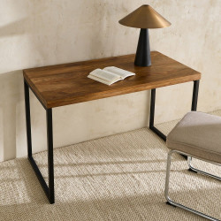 Escritorio de madera de palisandro Bombay EuroVolter Nogal