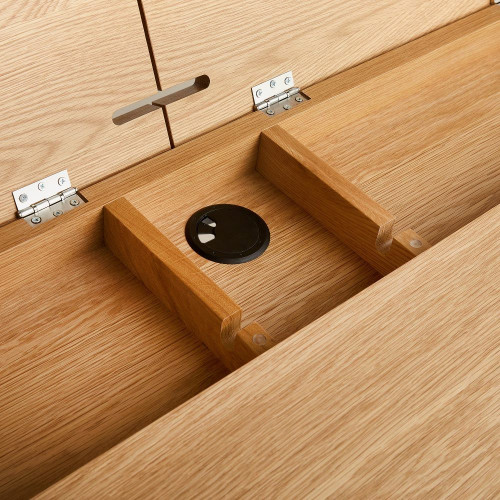 Escritorio de madera de roble Edison EuroVolter Roble
