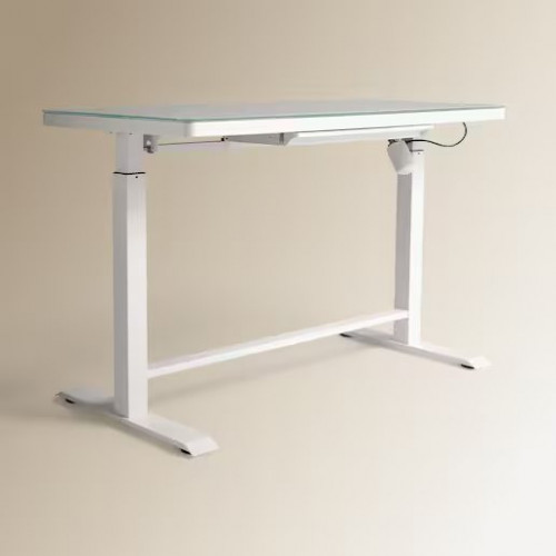 Escritorio elevable eléctrico con USB Lift EuroVolter Blanco