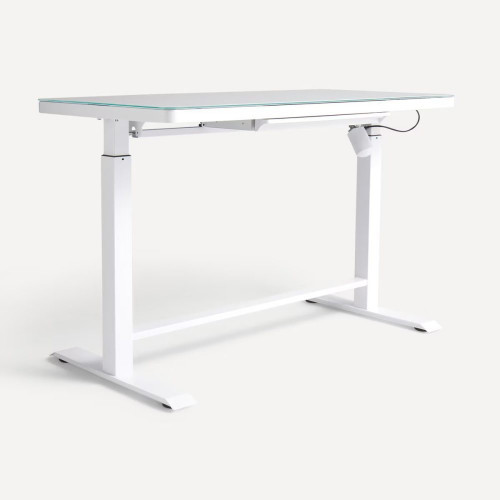 Escritorio elevable eléctrico con USB Lift EuroVolter Blanco