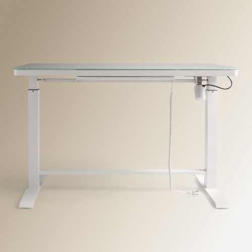 Escritorio elevable eléctrico con USB Lift EuroVolter Blanco