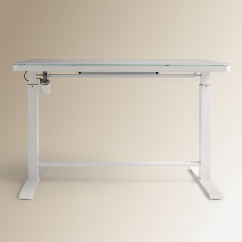 Escritorio elevable eléctrico con USB Lift EuroVolter Blanco