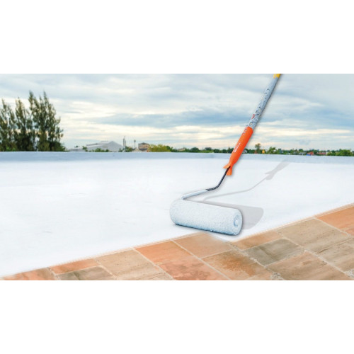 Escudo térmico total CLIMATECH PRO Fischer 9L color blanco membrana aislante interior/exterior para pared, techo, fachada, habitación, tejado con base agua