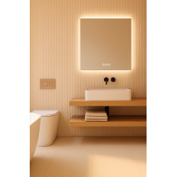 Espejo De Baño Calma Connect 60X80, APP, Antivaho y Bluetooth