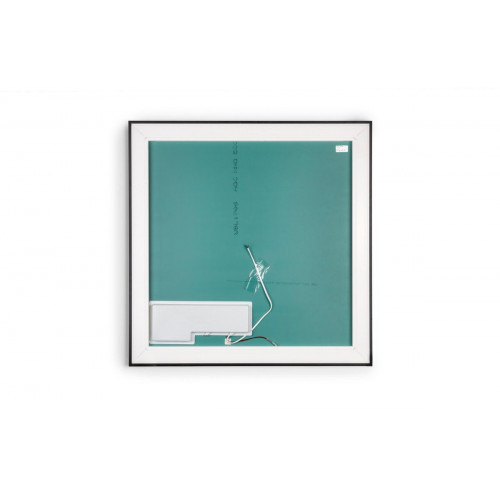 Espejo de baño cuadrada con luz LED Mia Black 80x80 cm táctil