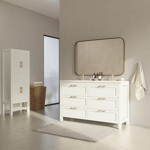 Espejo de baño Kende oro viejo 120 x 75 cm