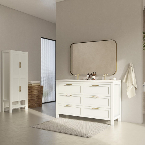 Espejo de baño Kende oro viejo 120 x 75 cm