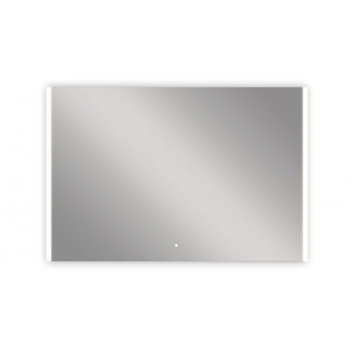 Espejo de baño rectangular con luz LED funcional EledBlth 120x80cm con antivaho, táctil, altavoz color plata