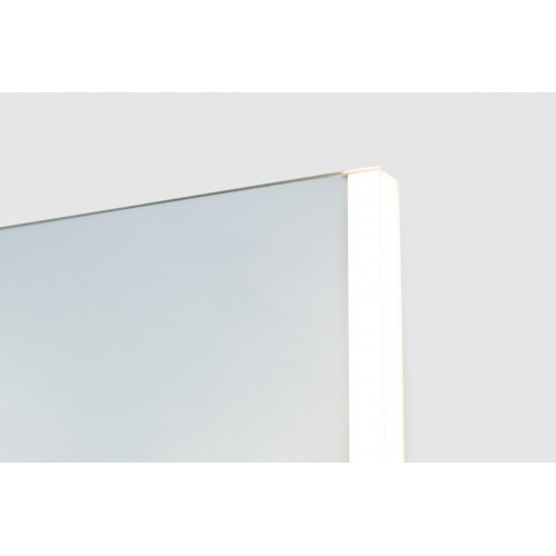 Espejo de baño rectangular con luz LED funcional EledBlth 120x80cm con antivaho, táctil, altavoz color plata