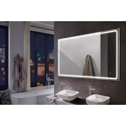 Espejo de baño rectangular con luz LED Mia 100x80 cm