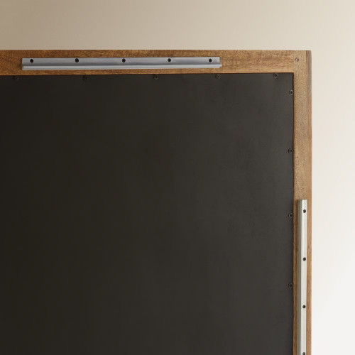 Espejo de pared cuadrado de madera de mango Fedra EuroVolter Natural