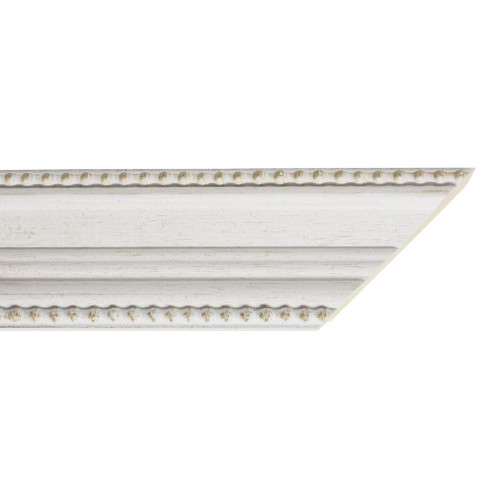Espejo de pie de madera de samba Nantes EuroVolter Blanco