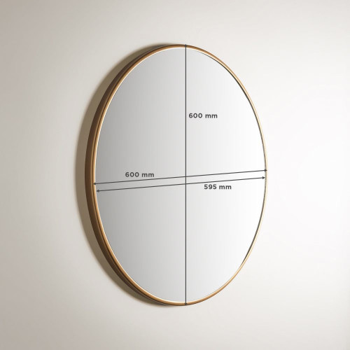 Espejo decorativo de pared Adele Room - EuroVolter Oro