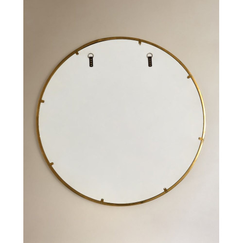 Espejo decorativo de pared redondo Kiri EuroVolter Oro