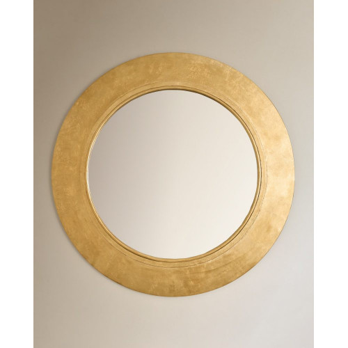Espejo decorativo de pared redondo Manet EuroVolter Oro