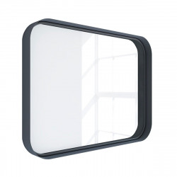 Espejo enmarcado rectangular Kende negro 80 x60 cm