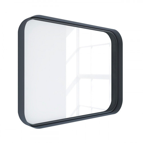 Espejo enmarcado rectangular Kende negro 80 x60 cm