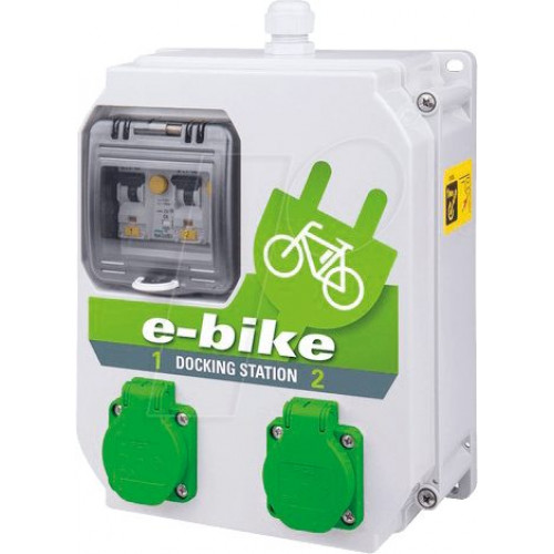 Estación de acoplamiento E-bike, 2 puertos