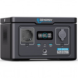 Estación Energía GENERGY GZE0206 Con Salida 600W – Batería 256Wh - Carga Ultrarrápida - 4000 Ciclos Vida Útil
