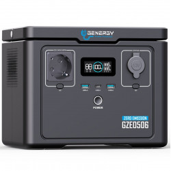 Estación Energía GENERGY GZE0506 Con Salida 600W – Batería 512Wh - Carga Ultrarrápida - 4000 Ciclos Vida Útil