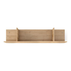 Estante de pared con trasera Home EuroVolter Blanco