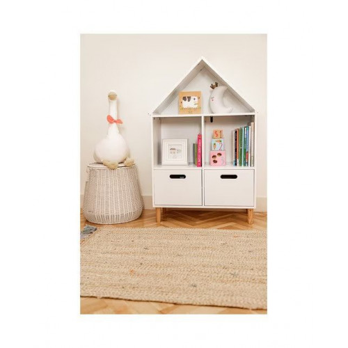 Estantería con 2 cajones House Mini Home - EuroVolter Blanco