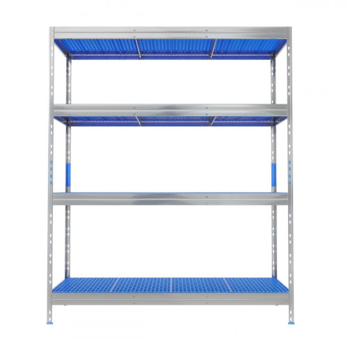 Estantería de aluminio para alimentación AR SHELVING de 180x150x50cm 175 Kgs/nivel