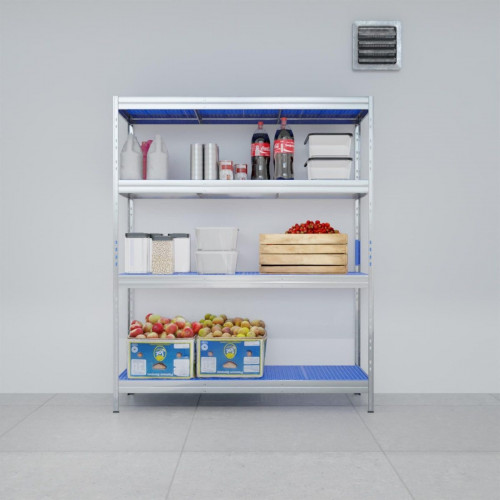 Estantería de aluminio para alimentación AR SHELVING de 180x150x50cm 175 Kgs/nivel