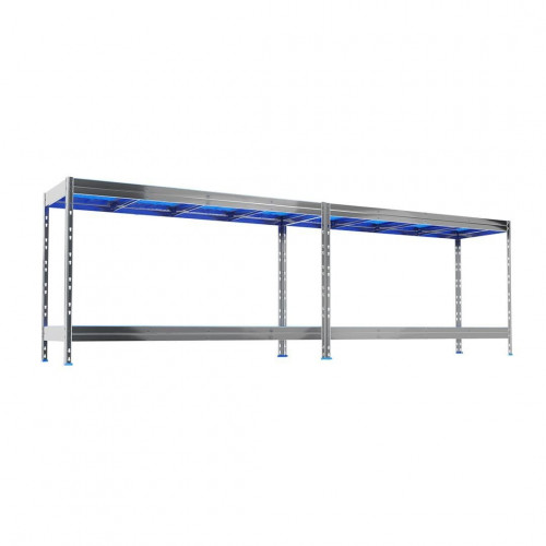 Estantería de aluminio para alimentación AR SHELVING de 180x150x50cm 175 Kgs/nivel