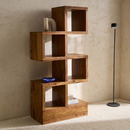 Estantería de madera de palisandro Bombay EuroVolter Nogal