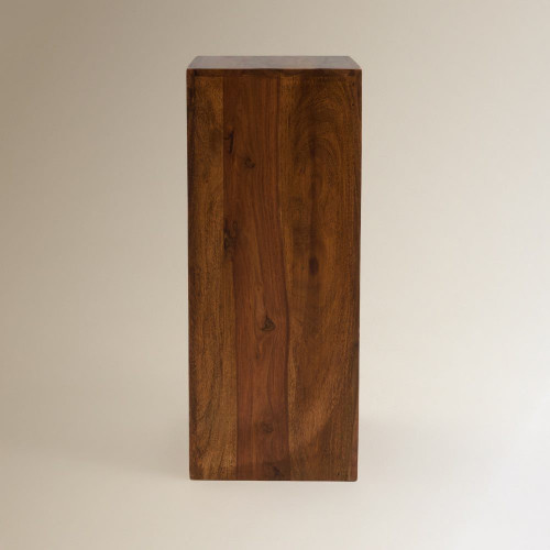Estantería de madera de palisandro con 2 huecos Bombay EuroVolter Nogal