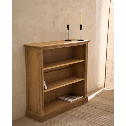 Estantería de madera de roble Vintage EuroVolter Natural