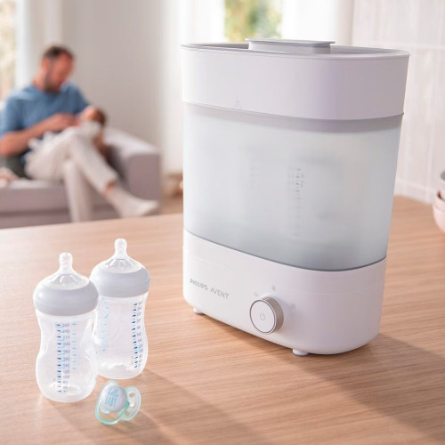 Esterilizador Philips Avent con Secador de Biberones blanco Blanco