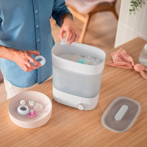 Esterilizador Philips Avent con Secador de Biberones blanco Blanco
