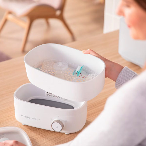 Esterilizador Philips Avent con Secador de Biberones blanco Blanco