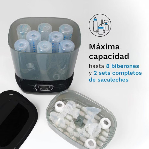 Esterilizador y secador Baby Brezza de biberones Sterylazer + Dryer Advanced Negro