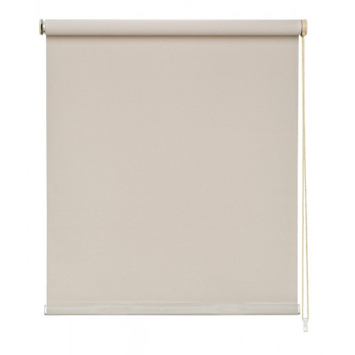 Estor enrollable screen 5% Industry de 240x250 PVC liso beige con cadena. Aislamiento térmico