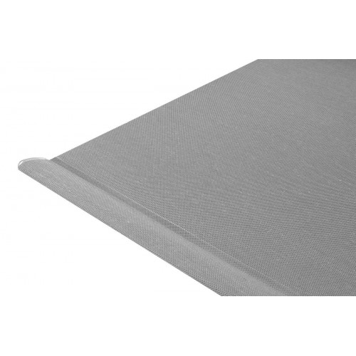 Estor enrollable screen 5% Lino de 240x250 PVC liso gris oscuro con cadena. Aislamiento térmico