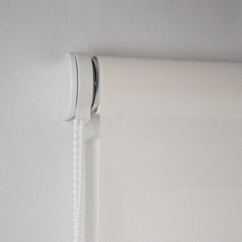 Estor enrollable screen 5% térmico Industry de 220x250cm PVC liso blanco con cadena