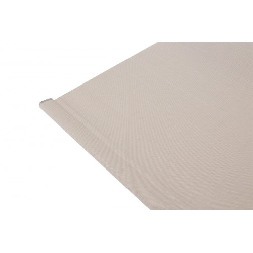 Estor enrollable screen 5% Vetas de 240x250 PVC liso beige con cadena. Aislamiento térmico