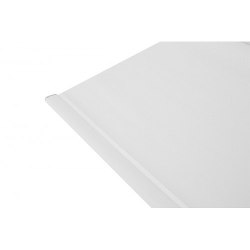 Estor enrollable screen 5% Vetas de 240x250 PVC liso blanco con cadena. Aislamiento térmico