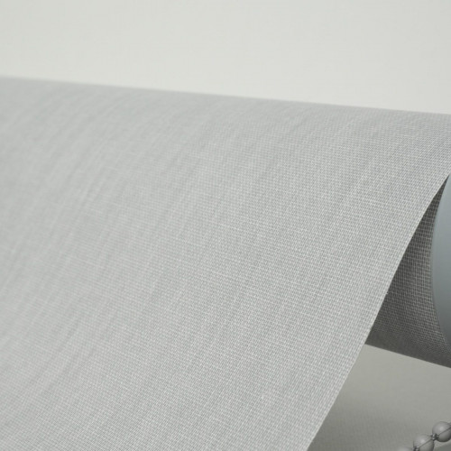 Estor Enrollable Translúcido Poliéster Liso Color Gris 250x200cm.