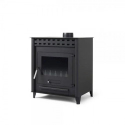 Estufa de leña grande volcano base xl 14.3 kw Chimenea rustica de leña